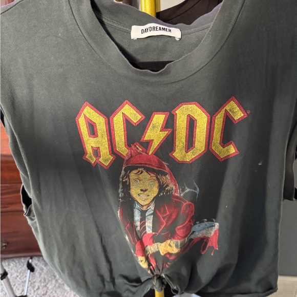 Women’s Daydreamer tee/tank AC/DC oversized tie front - Picture 5 of 5